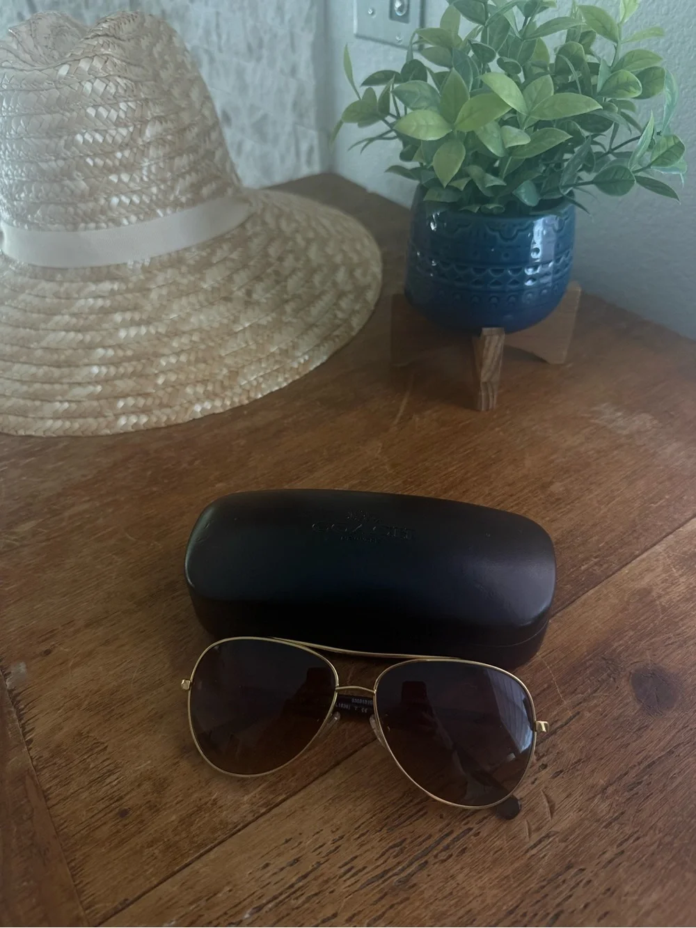 Coach sunglasses w/case
